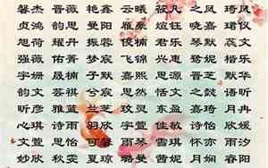 玉字旁取名宝宝名字女孩